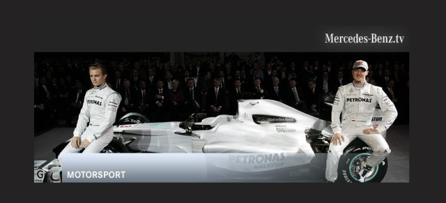 Formel 1: Jetzt Thema auf Mercedes-Benz.tv: