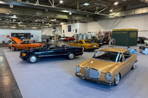Mercedes-Fans auf der Retro Classic vom 8.-12. April in Essen