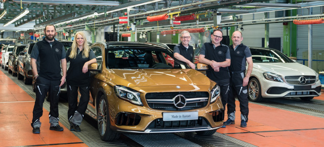 Mercedes-Benz GLA : Mercedes-Benz Werk Rastatt startet Produktion des neuen GLA