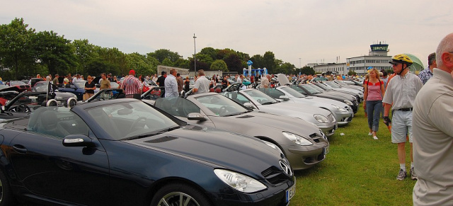 ARAL CabrioOpen, 22.06.2008: Ein Mercedes Cabrio Treffen auf dem Flughafen Essen Mülheim