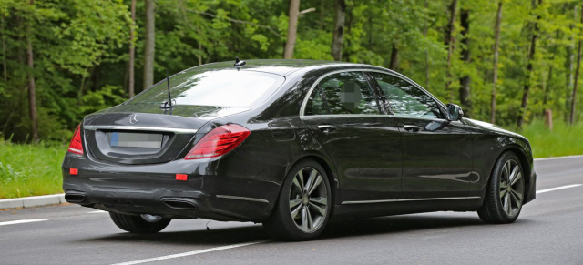 Erlkönig erwischt: Mercedes-Benz S-Klasse Facelift: Star Spy Shot: Aktuelle Bilder von der Mercedes Benz S-Klasse W222 Mopf
