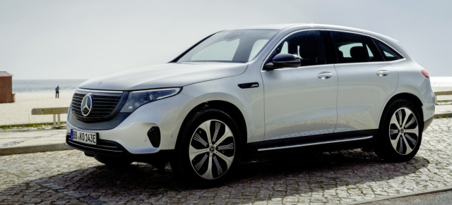 Stromer mit Stern - jetzt leihen statt kaufen: Der EQC ist ab Juli 2020 bei Mercedes-Benz Rent im Abo-Modell erhältlich