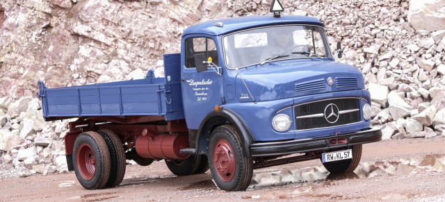 Kurzhauber-Kipper aus Mannheimer Produktion: 1964 Mercedes-Benz LK 710 