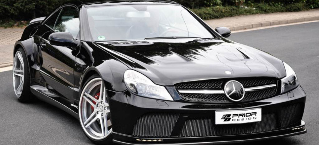 Mercedes-Benz SL R230 Breitbau-Kit: Tuning für den Mercedes Luxusroadster von Prior Design