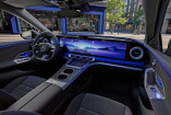 Vorgucker: das Interieur der elektrischen Mercedes-Benz C-Klasse: Wohlgefühl inside: Die elektrische C-Klasse will ein Innen(t)raumwagen sein