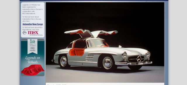 Wettbewerb Legends on Wheels:: Die Automobil-Legenden tragen einen Stern