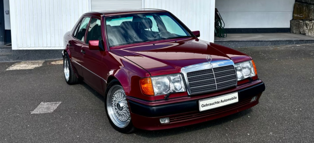 Sterne unterm Hammer bei Cara Automobile: Mercedes-Benz 500 E mit E60 AMG Umbau von der Firma Väth