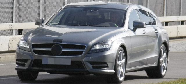 Erlkönig erwischt: Erste Bilder vom Mercedes CLS Shooting Brake 2012: Premiere: Aktuelle Bilder vom neuen Mercedes Modell