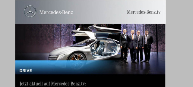 Jetzt auf Mercedes-Benz.tv: IAA 2011: