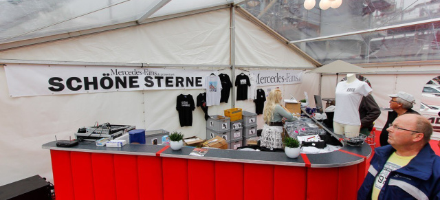 SCHÖNE STERNE 2014: MIB on Tour!: Mercedes-Fans ist mit Merchandise-Shop vor Ort!
