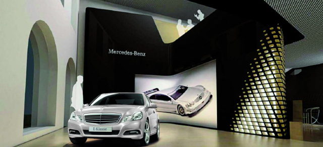 Mercedes-Benz Gallery in München eröffnet: Präsentation der neuen E-Klasse und des Uhlenhaut Coupés