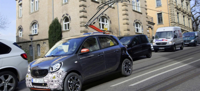 smart forrail – City-Flitzer mit Oberleitung : Pilotversuch für neuen smart forrail im Pendelverkehr rund um Stuttgart