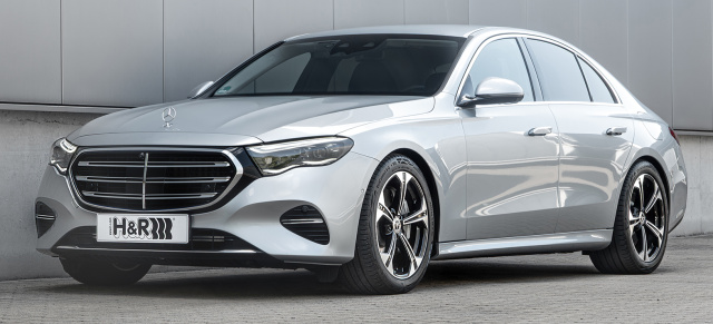 Mehr Sport: H&R Tieferlegungsfedern für die Mercedes E-Klasse