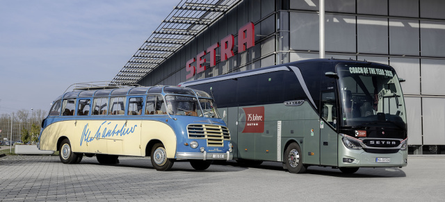 Eine Marke schreibt Geschichte: 75 Jahre Setra: Vom S 8 zum Hightech-Reisebus