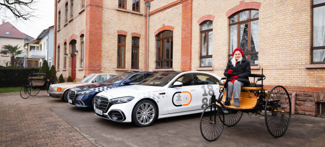 Mercedes-Benz feiert 140 Jahre Innovation mit transkontinentaler Jubiläumsreise: Die neue S-Klasse auf Tour in Europa