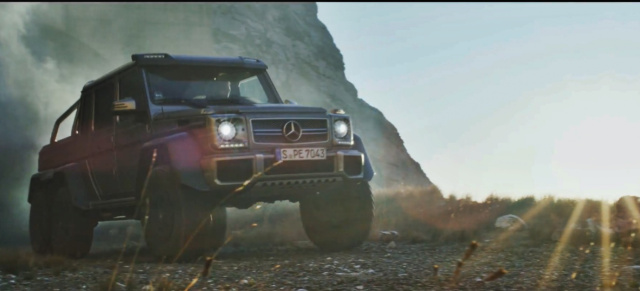 Sixfilm: G63 AMG 6x6 on the rocks!: Der dreiachsige G63 erklimmt felsiges Terrain