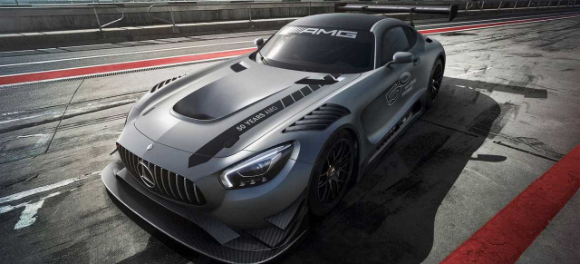 Mercedes-Premiere: AMG GT3 Edition 50 : Limitierter Kundensport-Rennwagen zum 50. Geburtstag von Mercedes-AMG