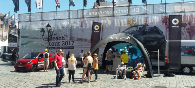 Deutschlandweite smart Probefahrtaktion: smart „Hot Hot Summer": Große Testfahrtaktion für kleinen Cityflitzer