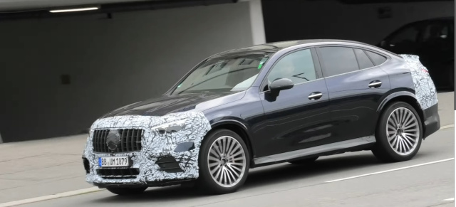Mercedes-AMG Erlkönig erwischt: Spy Shot Video: AMG GLC Coupé C254