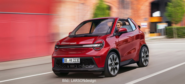 smart #2 geht in die Entwicklung: Comeback des smart fortwo: Es geht wieder ans Kleingemachte.