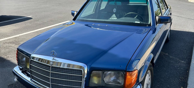 Sterne unterm Hammer: Französischer Mercedes-Benz 560 SEL (W126) steht zum Verkauf