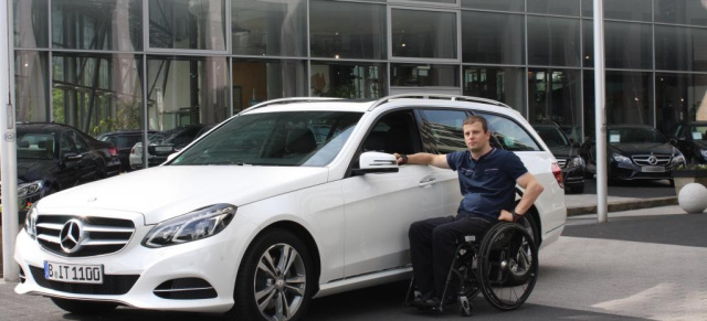 Mobil trotz Handicap: E-Klasse T-Modell mit Fahrhilfen ab Werk: Speziell ausgerüstete E-Klasse für ehemaligen Weltklasseturner Ronny Ziesmer