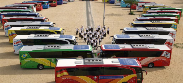 Nationalspieler fahren bei der EM 2012 auf Setra ab : 25 neue Setra-Busse der TopClass und ComfortClass befördern Teams in Polen und der Ukraine