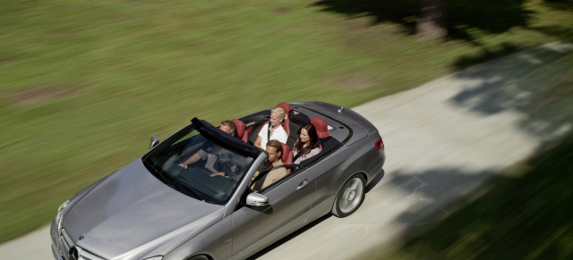 Diesen Samstag Markteinführung des neuen E-Klasse Cabrio und SLS AMG: