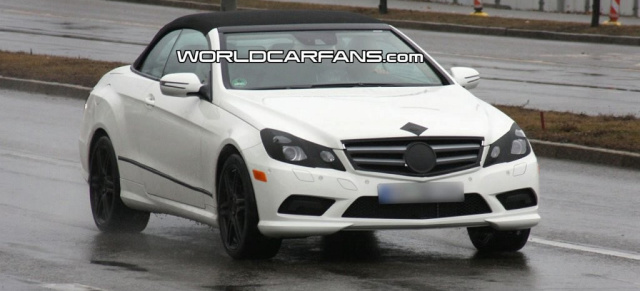 Mercedes Erlkönig: Mercedes E-Klasse Cabrio: Das 207er Cabrio fast ungetarnt!