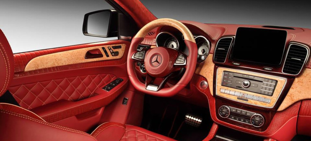 Innere Werte: TopCar möbelt das Mercedes GLE Coupé auf: Ist das Schönheit, die von innen kommt? Mercedes GLE Coupé mit ungewöhnlichem Interieur