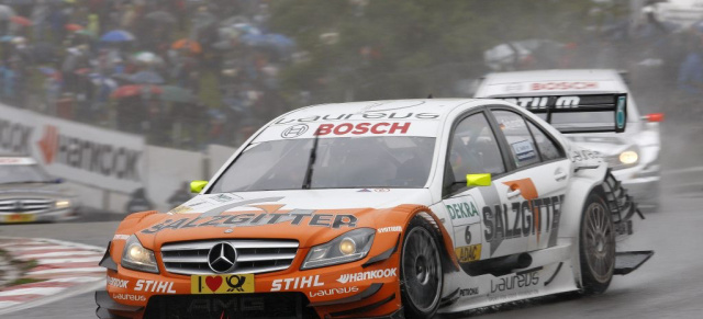 DTM: Spengler holt wichtige Punkte : Gary Paffett als Vierter bester Mercedes-Benz Fahrer beim 7. DTM Lauf in Brands Hatch