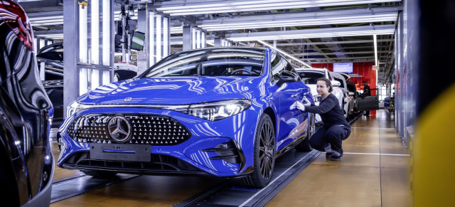 Produktionsstart des Mercedes CLA im Werk Rastatt: Der neue CLA geht in Serie - zunächst rein elektrisch