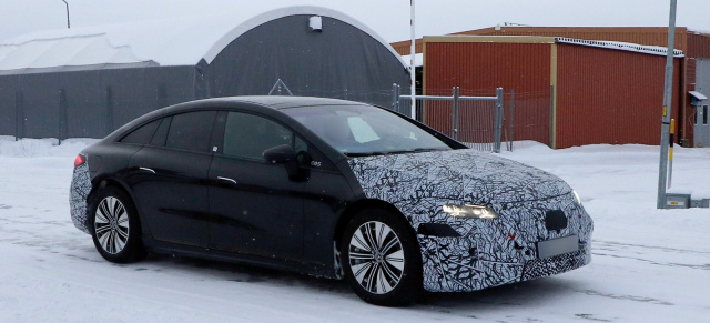 Mercedes-Benz Erlkönig erwischt: Aktuelle Bilder vom EQS Facelift