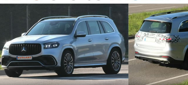 Mercedes-AMG Erlkönig erwischt: Spy-Shot-Video: Mercedes-AMG GLS 63 X167 MoPf