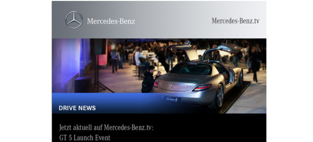 Jetzt aktuell auf Mercedes-Benz.tv: Event zum Start von GT5: